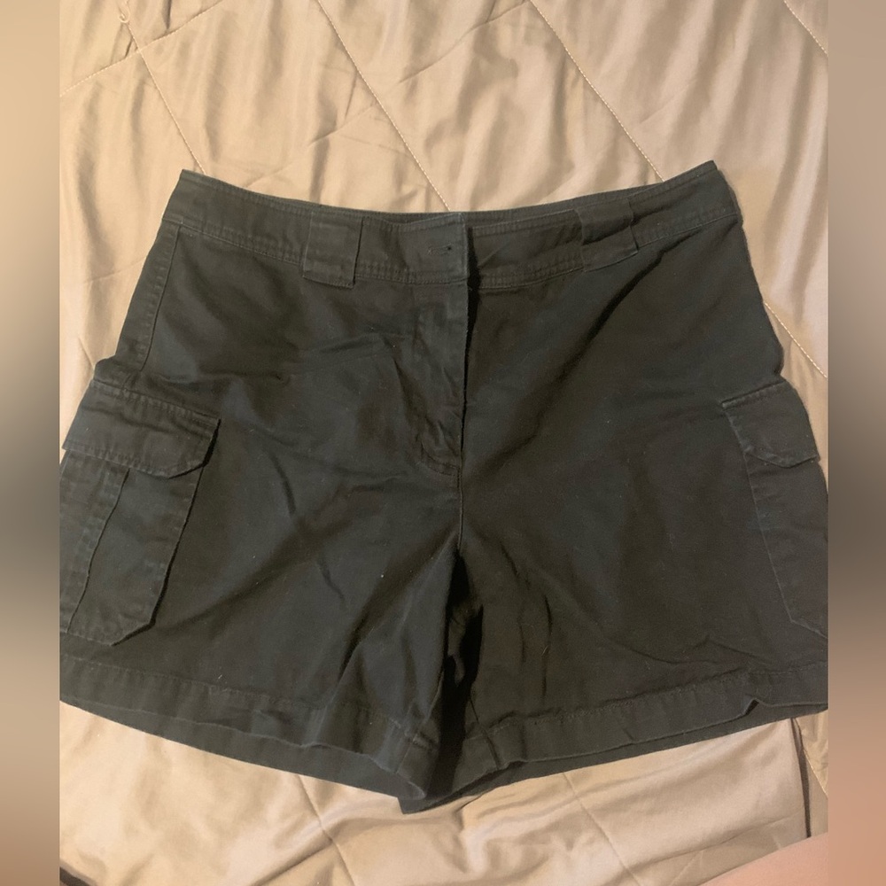 New York and company black cargo shorts